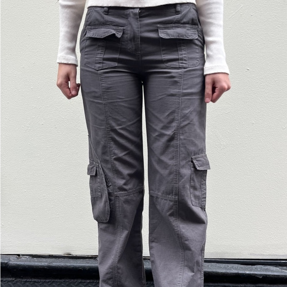 Brandy Melville John Galt black cargo pants